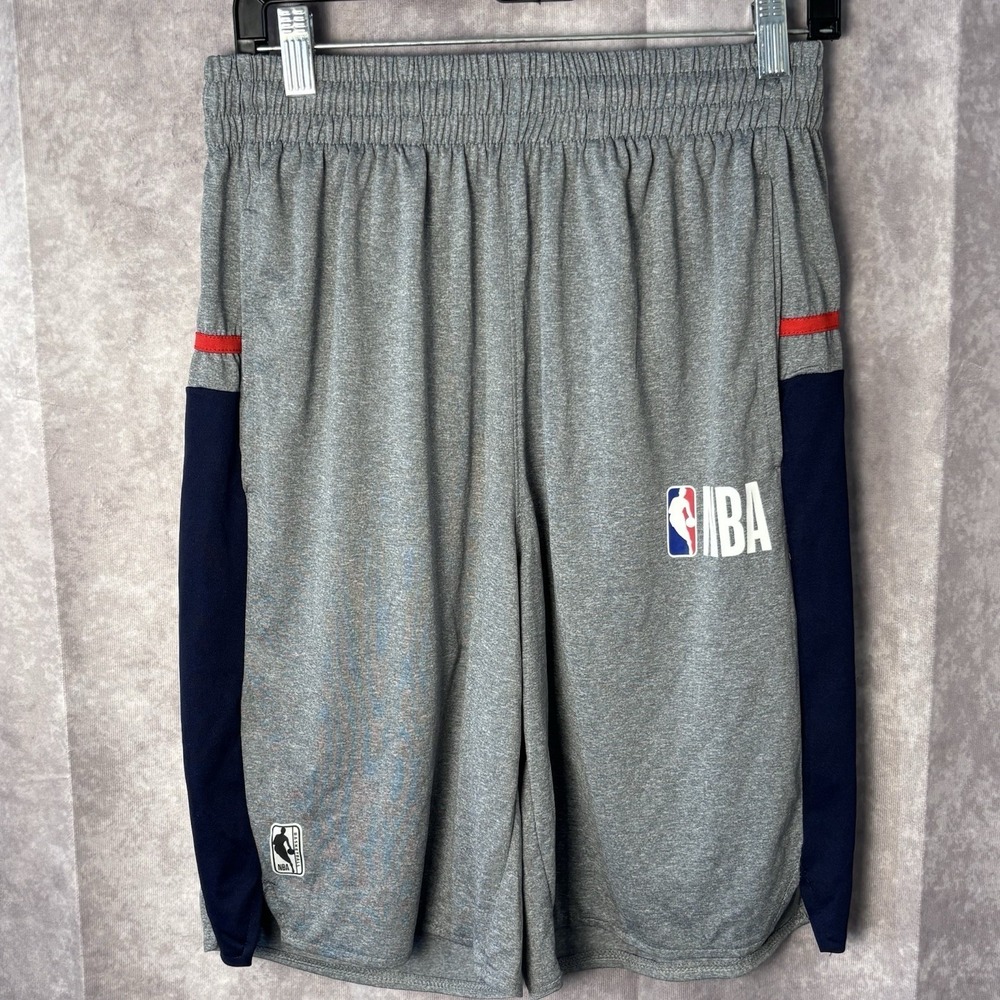 NBA Mens‎ Medium Gray Athletic Basketball Sporty Shorts